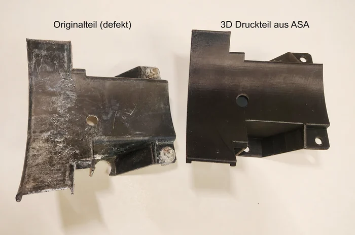 Luftfilterkasten-Halterung – Detail