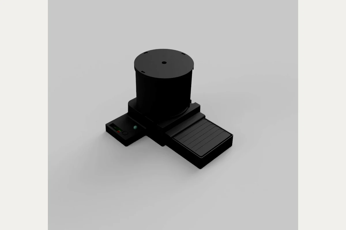 Gerenderter Prototyp eines anonymisierten vernetzten Geräts